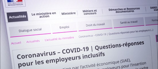 Face à l’épidémie de coronavirus, le gouvernement met à la disposition des associations œuvrant dans l’insertion des réponses adaptées à leur activité.