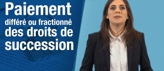 Les héritiers peuvent demander à l’administration fiscale d’acquitter les droits d’enregistrement et la taxe de publicité foncière de manière différée ou fractionnée moyennant paiement d’intérêts à un taux de 1,6 % en 2017.